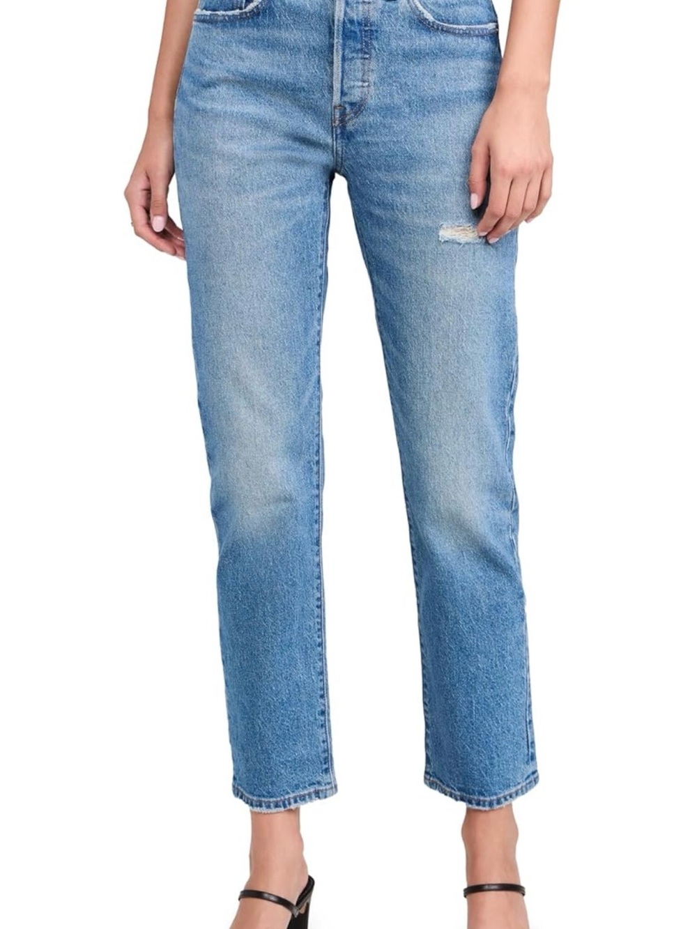 Classic 501 Straight-Leg Women’s Jeans - Light Blue